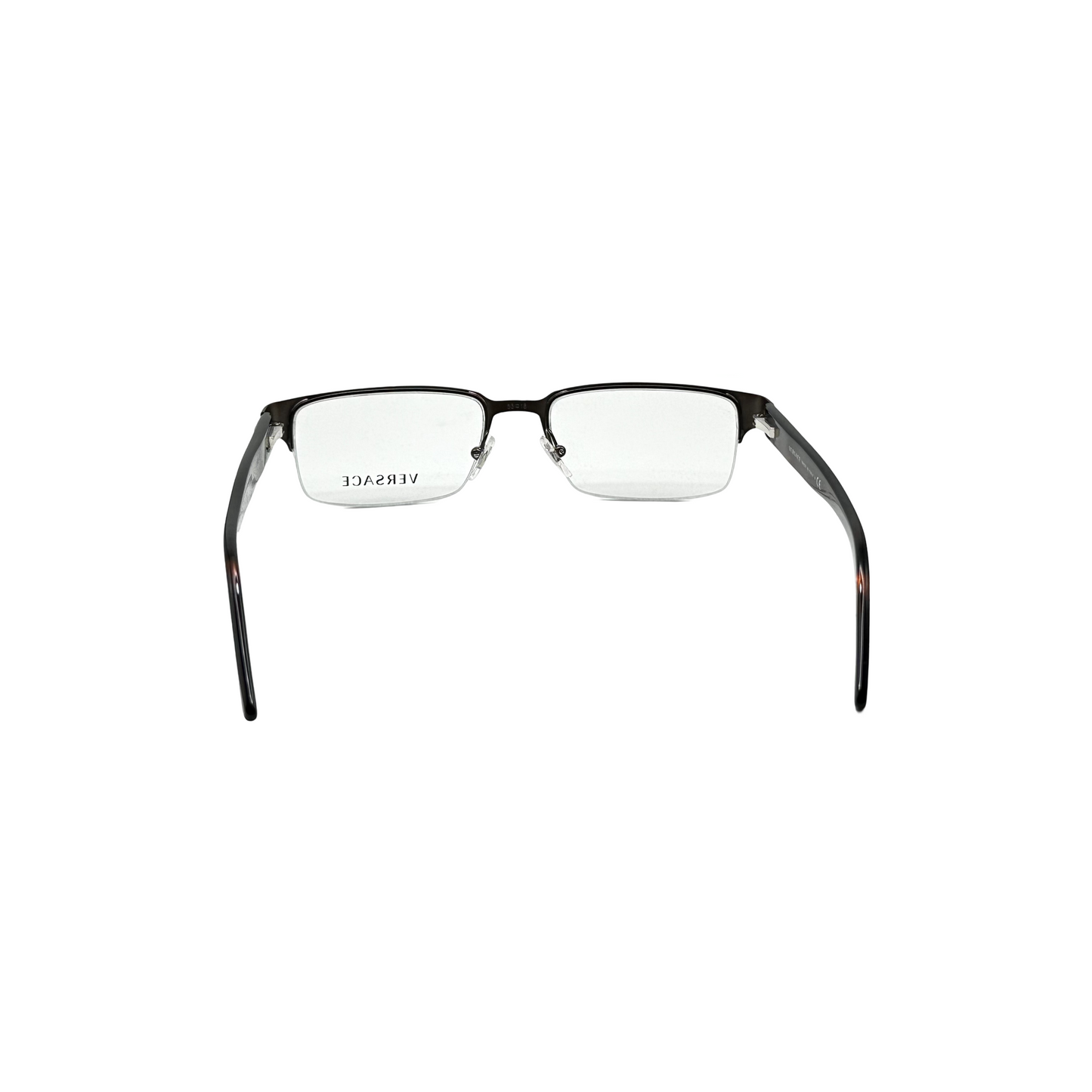 Versace Designer Rectangle Eyewear Eyeglass Frames Tortoise Demo Lens VE1184