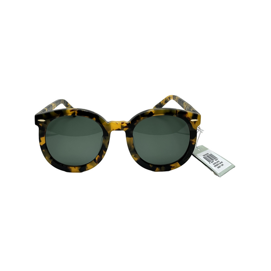 Karen Walker Round Sunglasses Tortoise Shell / Grey Lens Super Duper Strength