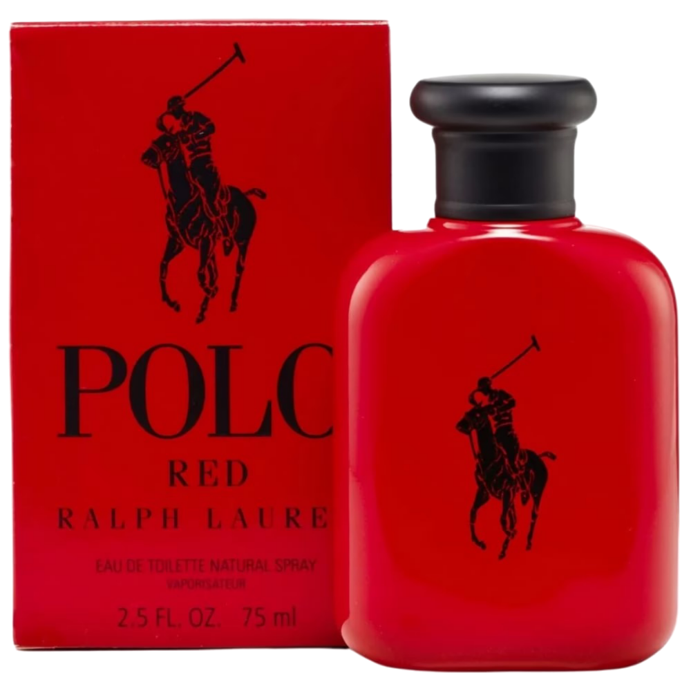 Ralph Lauren Polo Red Mens Cologne Eau De Toilette EDT 2.5oz / 75ml Spray