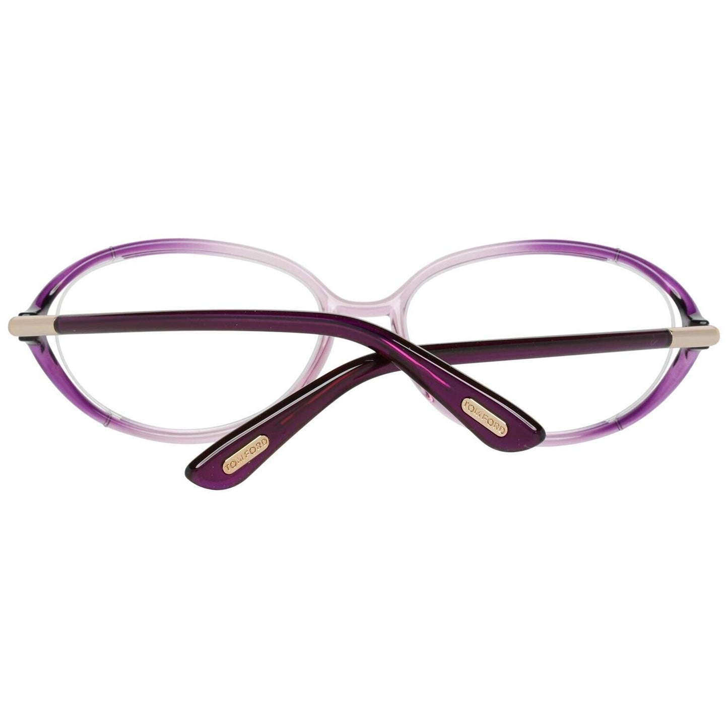 Tom Ford Designer Eyewear Optical Eyeglasses Demo Lens Purple Oval Frame FT5212