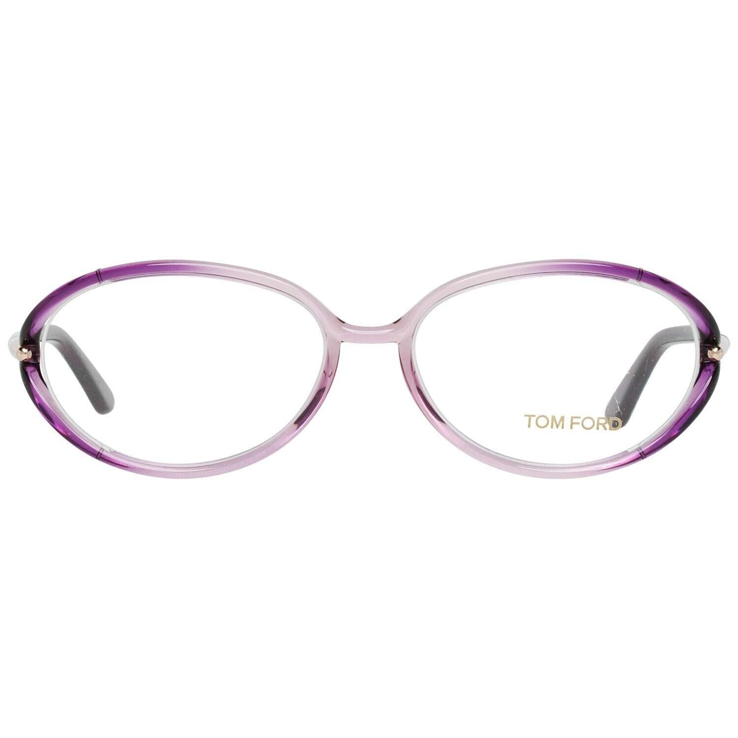 Tom Ford Designer Eyewear Optical Eyeglasses Demo Lens Purple Oval Frame FT5212