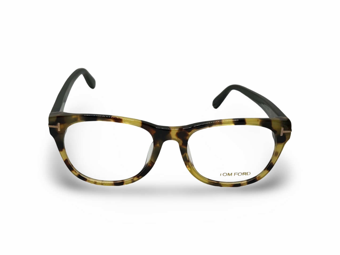 Tom Ford Designer Eyeglasses Optical Eyewear Tortoise Shell Demo Lens TF5433