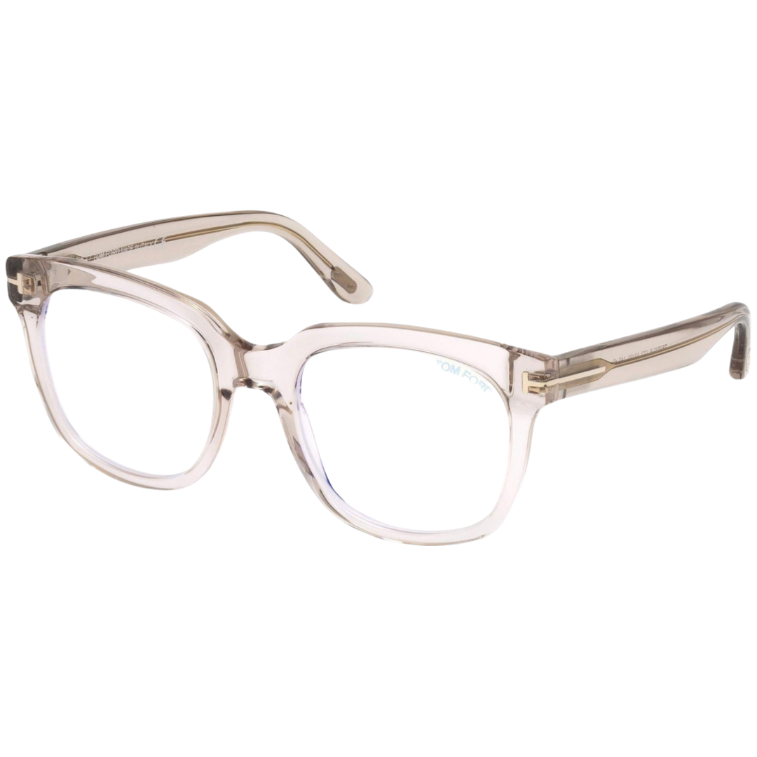 Tom Ford Designer Eyeglasses Clear/Transparent Frame Blue Light Blocking FT5537