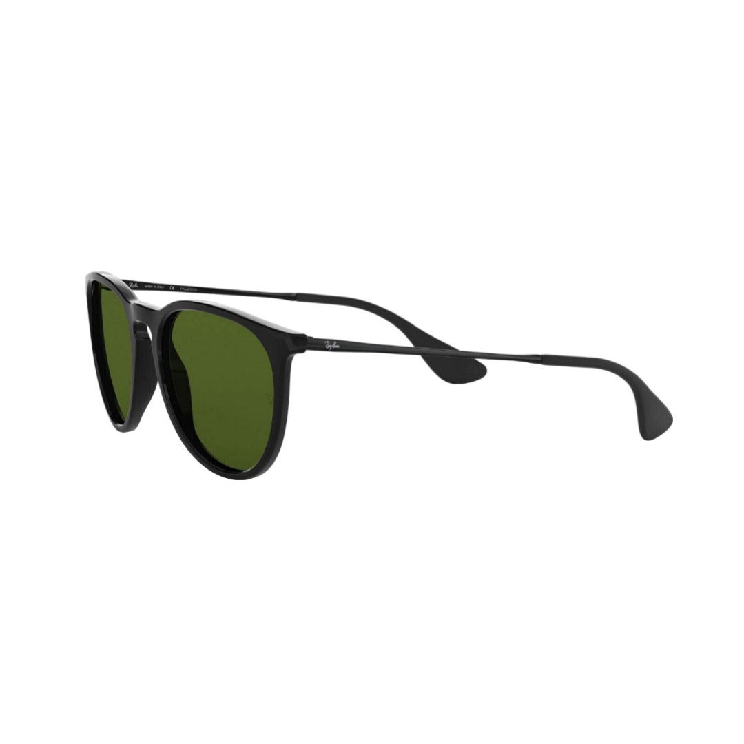 Ray-Ban Designer Erika Sunglasses Black with Green Polarized Lens RB4171F