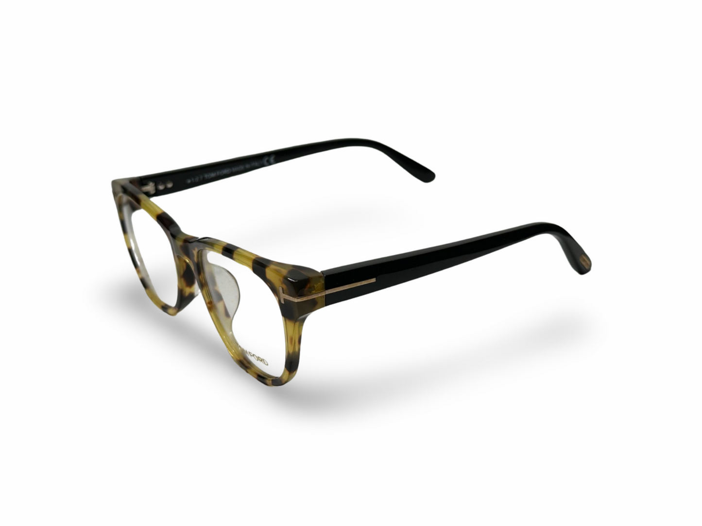 Tom Ford Designer Eyeglasses Optical Eyewear Tortoise Shell Demo Lens TF5433