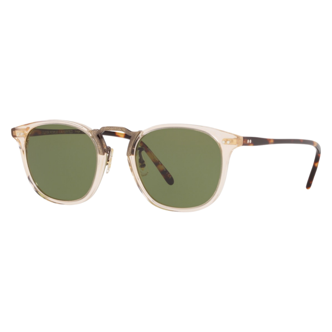 Oliver Peoples Designer Sunglasses Roone Buff Green Lens OV5392S-162652