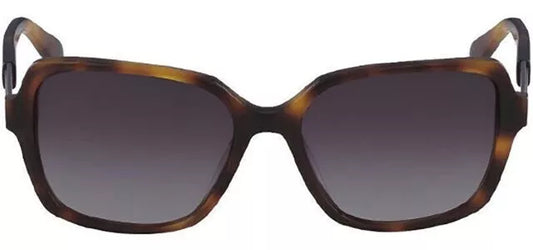 Diane Von Furstenberg Designer Sunglasses Square Soft Tortoise Becky DVF648